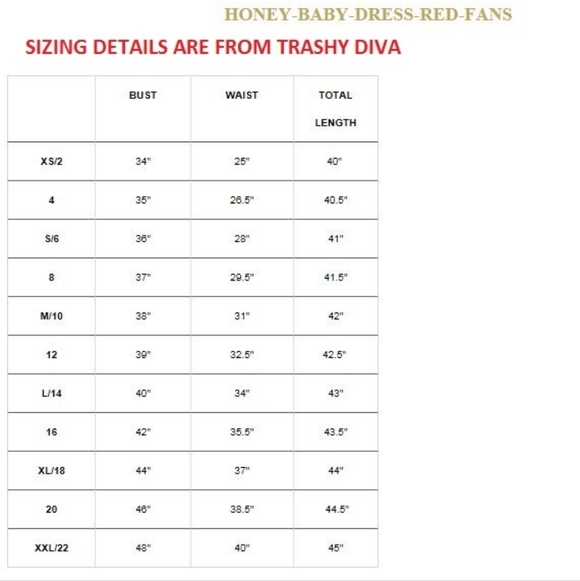 Trashy Diva Honey Baby Dress In Red Fans MULTIPLE SIZES Brand New! - Picture 2 of 11